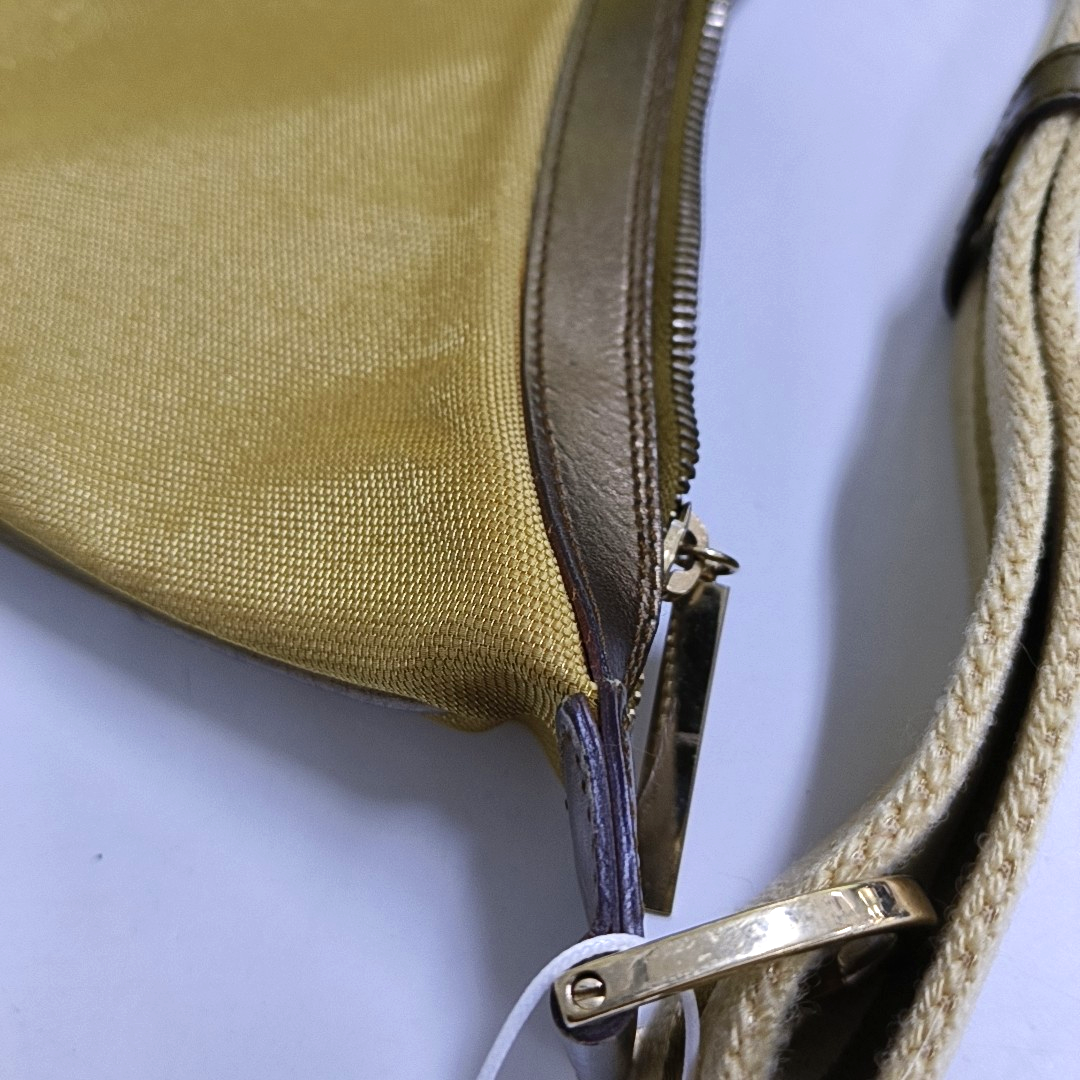 GUCCI GG Marmont Khaki Fabric Handbag Golden hardware-(SKU)-959772601