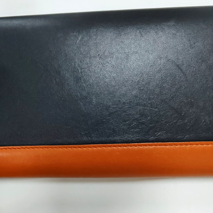 CELINE POCKET Mustard Yellow Leather Wallet Golden hardware-(SKU)-958371129