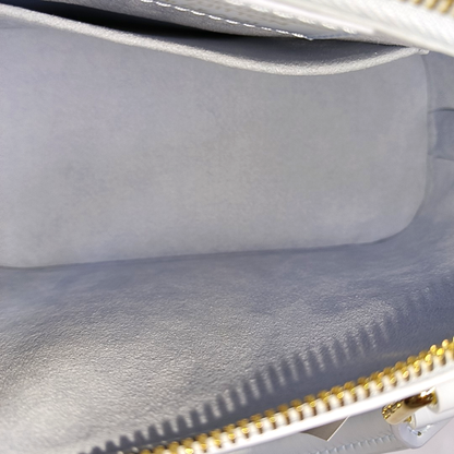 LOUIS VUITTON ALMA BB Light Blue EPI Leather Water Ripple Print Shell Bag Crossbody Bag Shoulder Bag Tote Bag Golden Hardware Removable Shoulder Strap-(SKU)-962018509