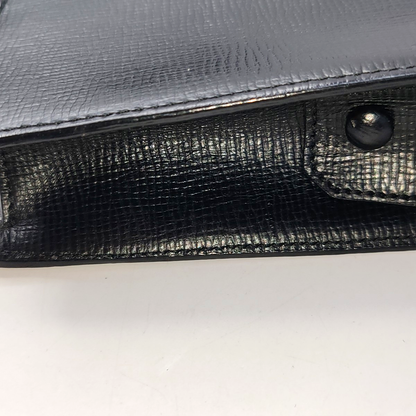 LOEWE Black Cowhide Clutch Golden hardware-(SKU)-943656028