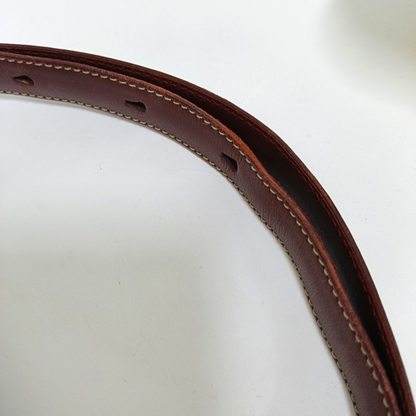 Cartier Burgundy Leather Single Shoulder Bag Golden hardware-(SKU)-940925520