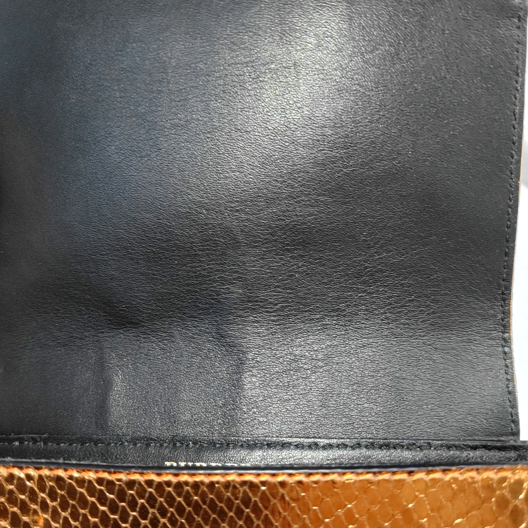 BURBERRY Golden Cowhide Sling Bag Single Shoulder Bag Golden hardware Removable shoulder strap-(SKU)-939200575