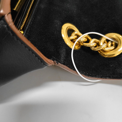 Miu Miu Dahlia Black Cowhide Single Shoulder Bag Crossbody Bag Golden hardware-(SKU)-956647295