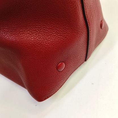 Chloé Baylee Red Cowhide Handbag Single Shoulder Bag Crossbody Bag Golden hardware-(SKU)-947725847