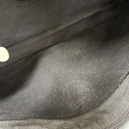 GUCCI Khaki Cowhide Handbag Golden hardware-(SKU)-958886469