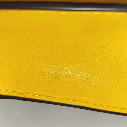 MICHAEL KORS Yellow Leather Shoulder Bag Tote Golden hardware shoulder straps-(SKU)-14044743