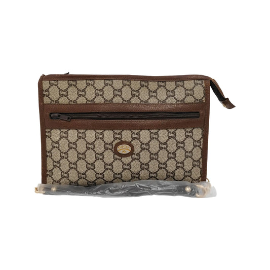 GUCCI Ebony Coated Canvas La Vieille Russie Handbag Golden hardware-(SKU)-945953928