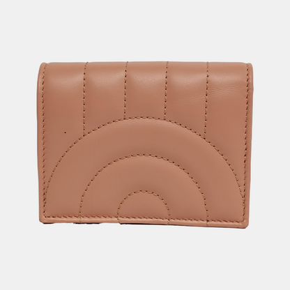 GUCCI GG Marmont Nude Pink Cow Leather Quilted Wallet Golden hardware-(SKU)-939800191