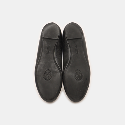 Alexander McQUEEN 35.5code Spring/Autumn Black Leather Women's Low-Cut Low-Heel Loafers-(SKU)-939893716