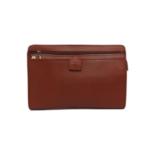 BURBERRY LondonBrown Leather Handbag-(SKU)-13795977