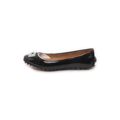 COACH 35.5code Women's Low Heel Leather Shoes Black Spring-(SKU)-14477491