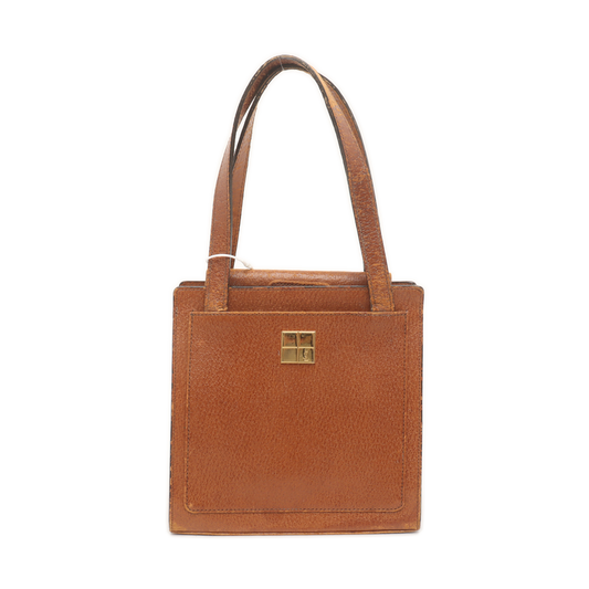 YSL Tote bag Brown Leather Handbag Golden hardware-(SKU)-939231037
