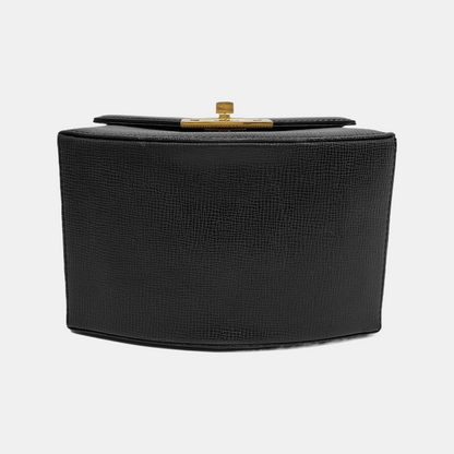 GIVENCHY Box Bag Black Cowhide Embossed Handbag Golden hardware Removable shoulder strap-(SKU)-944013708