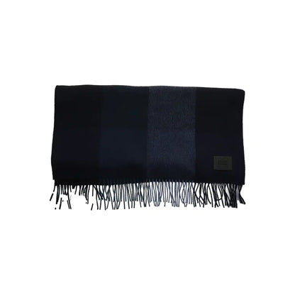 COACH Blue wool scarf-(SKU)-931700877