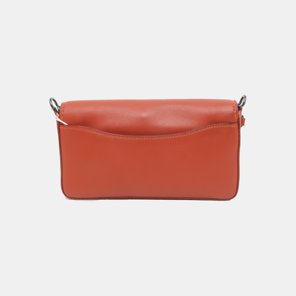 COACH DINKY Red Cowhide Crossbody Single Shoulder Bag Black hardware Removable shoulder strap-(SKU)-938306278