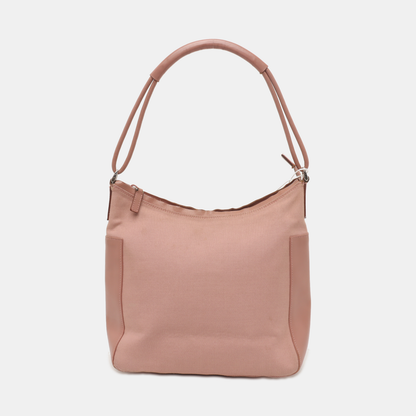 GUCCI Bucket bag Pink Canvas Shoulder Bag Tote Bag Silver Hardware-(SKU)-935552041