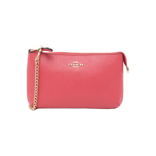 COACH Pink Leather Tote Bag Golden hardware-(SKU)-14375595
