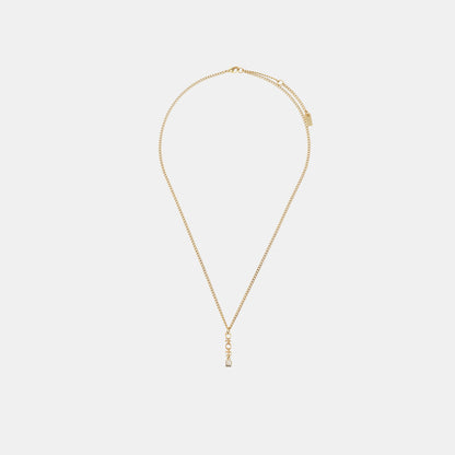 DIOR Dio(r)evolution 金色合金其他LOGO字母项链 Length45cm-(SKU)-937302543