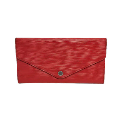 LOUIS VUITTON JOSÉPHINE 红色EPI牛皮水波纹钱包 Silver Hardware-(SKU)-942554334