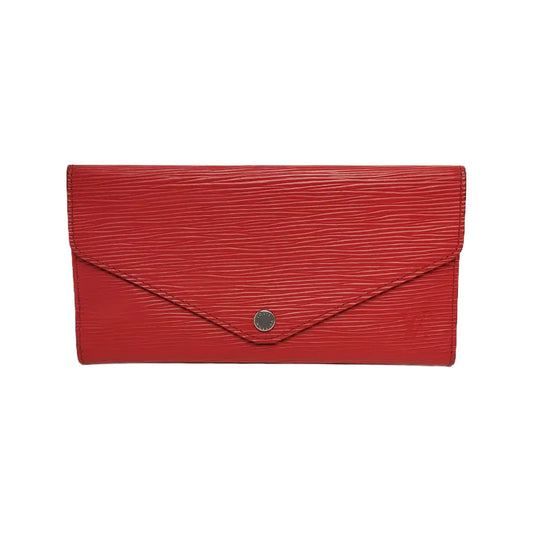 LOUIS VUITTON JOSÉPHINE 红色EPI牛皮水波纹钱包 Silver Hardware-(SKU)-942554334