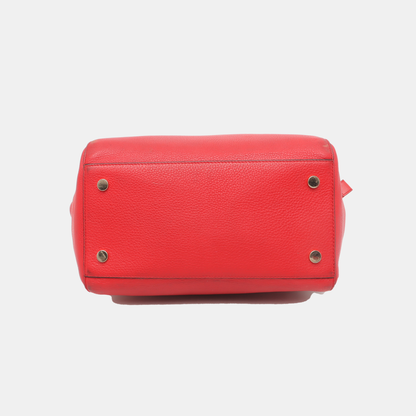 MICHAEL KORS Tote bag Red Leather Shoulder Bag Handbag Golden hardware-(SKU)-934050608
