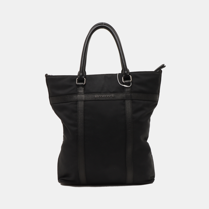 BURBERRY Tote bag Black Nylon Tote Bag Ruthenium color hardware-(SKU)-938859826