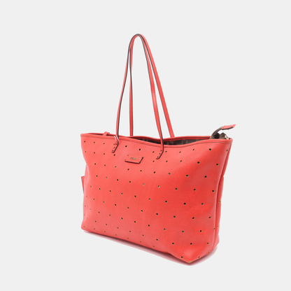 FENDI Tote bag Orange Cowhide Single Shoulder Bag Tote Bag Golden hardware Sub-bag-(SKU)-13019385