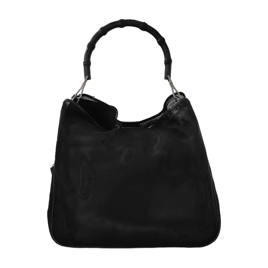 GUCCI Tote bag Black Special Material Bamboo Handle Bag Tote Bag Ruthenium color hardware Sub-bag-(SKU)-941712456