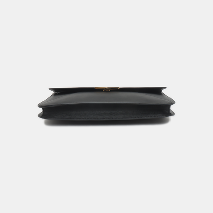 FENDI 2 Jours Black Cowhide Clutch Golden hardware-(SKU)-938664710