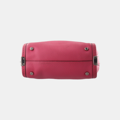 COACH SWAGGER Pink Cowhide Crossbody Bag Ruthenium color hardware Removable shoulder strap-(SKU)-928838798