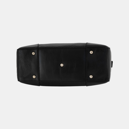 GUCCI Tote bag Black Cowhide Textured Single Shoulder Bag Tote Golden hardware Removable shoulder strap-(SKU)-943666475
