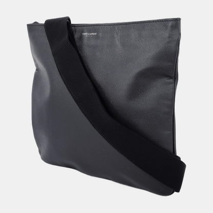 YSL Dark blue cowhide shoulder bag-(SKU)-943923815