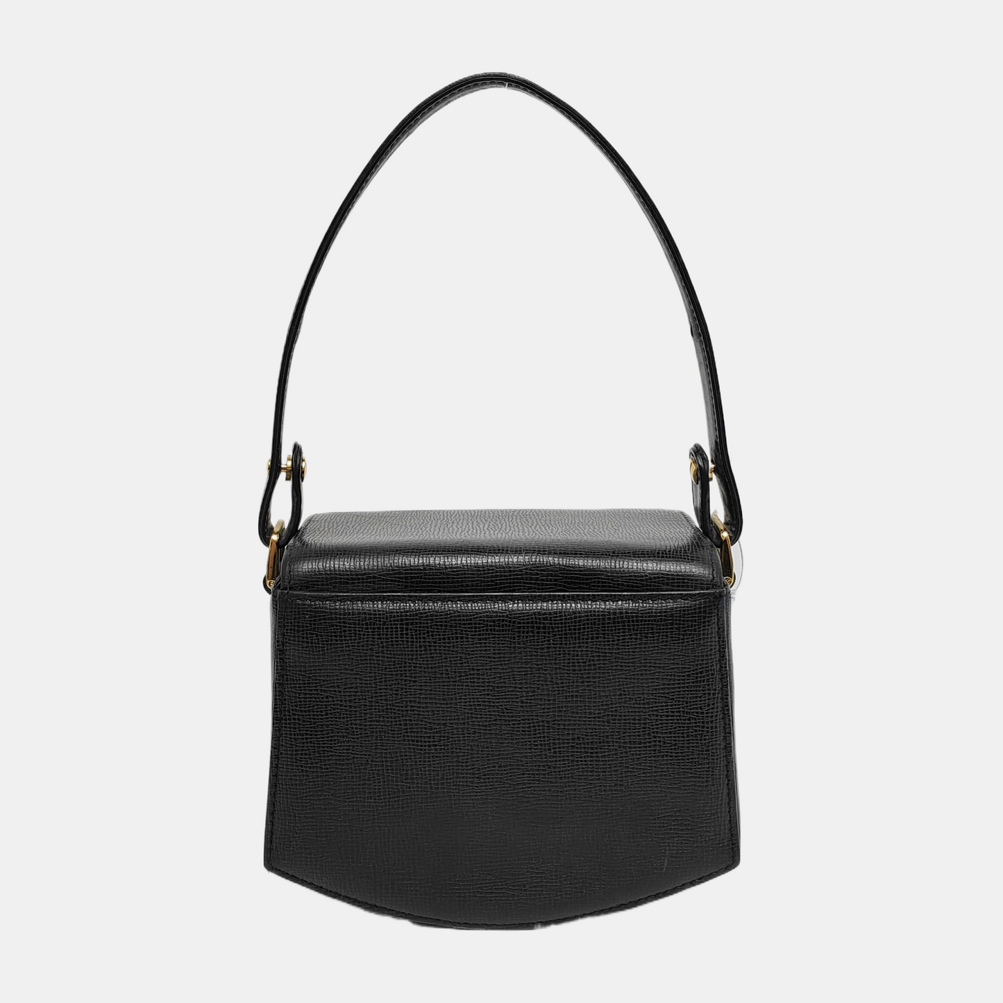 GIVENCHY Box Bag Black Cowhide Embossed Handbag Golden hardware Removable shoulder strap-(SKU)-944013708