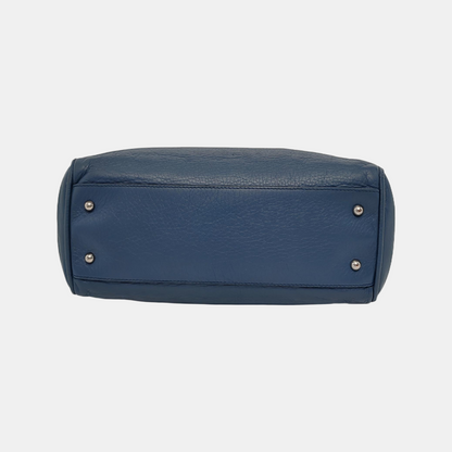 LOEWE Tote bag Blue Leather Tote Bag Golden hardware-(SKU)-945163110