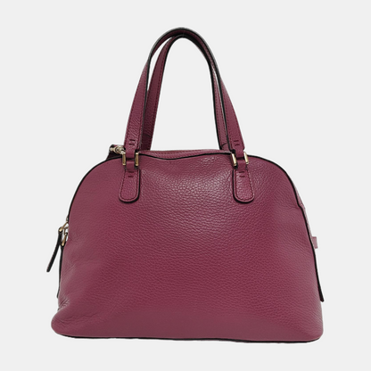GUCCI Purple leather single shoulder bag crossbody handbag Golden hardware Removable shoulder strap-(SKU)-945084262