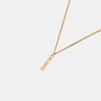 DIOR Dio(r)evolution 金色合金其他LOGO字母项链 Length45cm-(SKU)-937302543