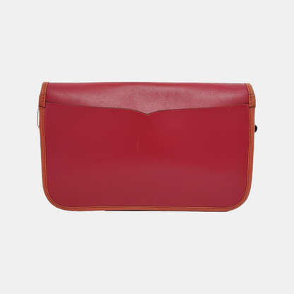 LOEWE Fuchsia Cowhide Single Shoulder Bag Crossbody Silver Hardware Removable shoulder strap-(SKU)-945199210