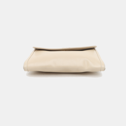CELINE Beige Cowhide Triumph Crossbody Shoulder Bag Golden hardware Removable shoulder strap-(SKU)-935277558