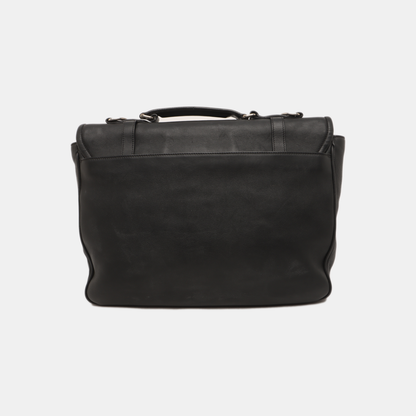 FERRAGAMO Sofia Black cowhide tote bag Silver Hardware-(SKU)-14082748