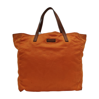 GUCCI Tote bag Orange Fabric Monogrammed Handbag Single Shoulder Bag-(SKU)-945893652