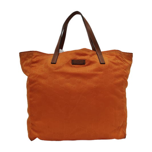 GUCCI Tote bag Orange Fabric Monogrammed Handbag Single Shoulder Bag-(SKU)-945893652