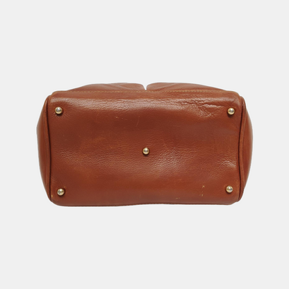 GUCCI Bamboo 1947 Brown cowhide bamboo handle handbag Golden hardware-(SKU)-945614292