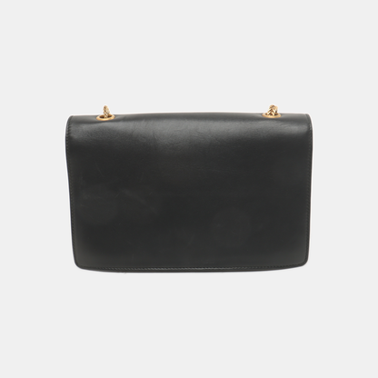 YSL VINTAGE BETTY Black Cowhide Single Shoulder Bag Crossbody Bag Golden hardware-(SKU)-939597796