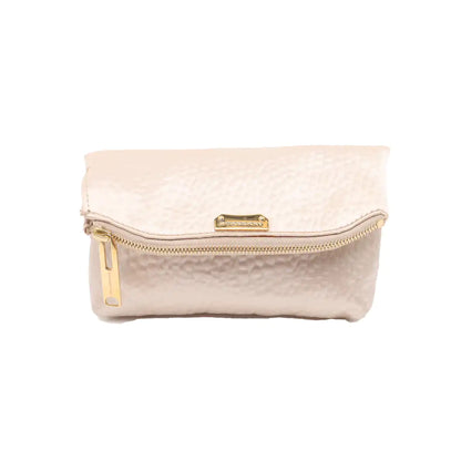 BURBERRY Champagne Satin Handbag Golden hardware-(SKU)-929982013