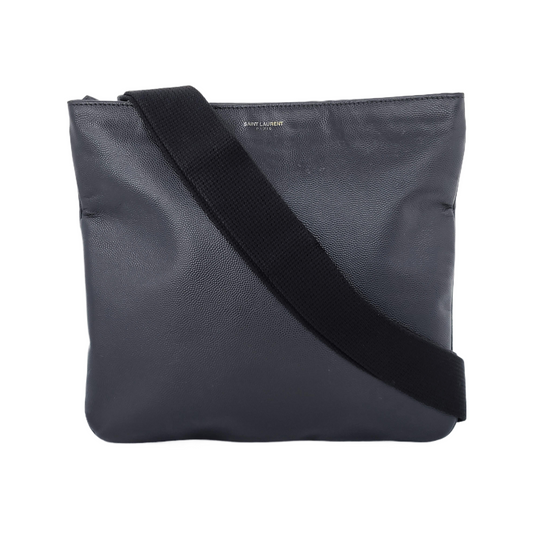 YSL Dark blue cowhide shoulder bag-(SKU)-943923815