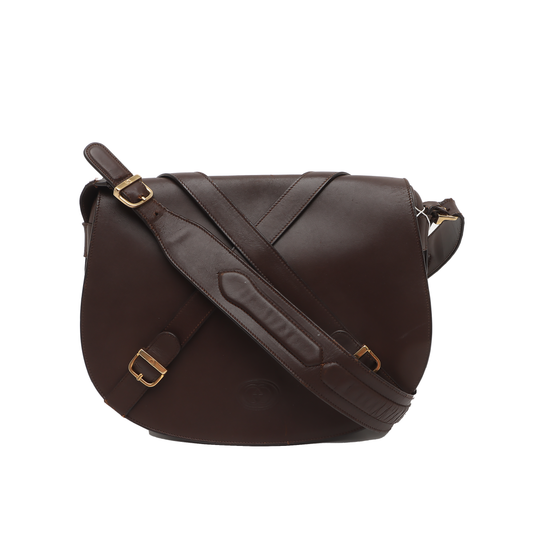 GUCCI Brown Cowhide Single Shoulder Bag Golden hardware Removable shoulder strap-(SKU)-13634891