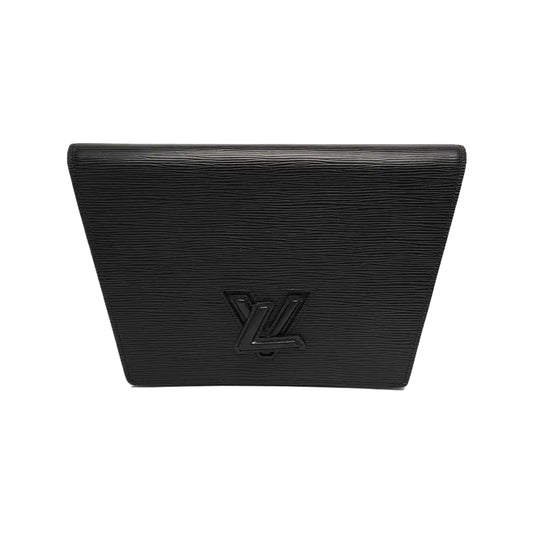 LOUIS VUITTON TRAPÈZE Large size BlackEPI牛皮水波纹手拿包 Vintage model-(SKU)-944705584