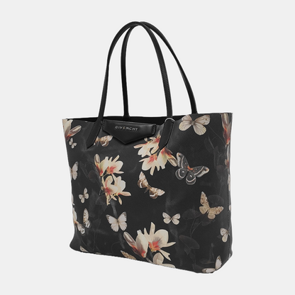 VERSACE Tote bag Black Leather Printed Single Shoulder Bag Golden hardware Sub-bag-(SKU)-944705290
