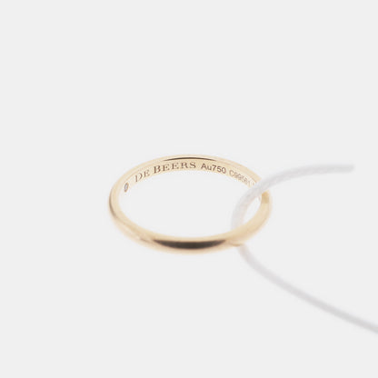 De Beers DB Classic 欧code47code 玫瑰金色18K玫瑰金戒指-(SKU)-942777322