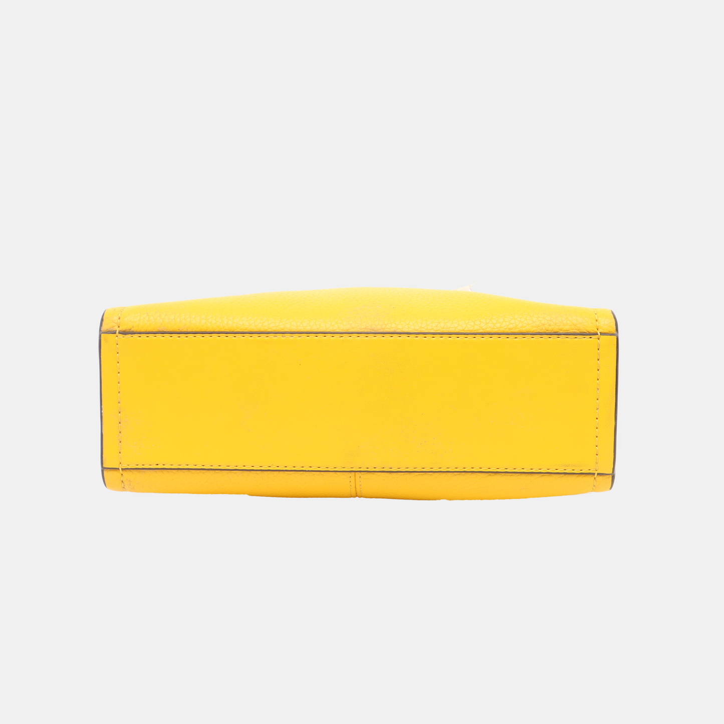 MICHAEL KORS Tote bag Small size Yellow Leather Printed Crossbody Handbag Single Shoulder Bag Golden hardware Removable shoulder strap-(SKU)-936597171